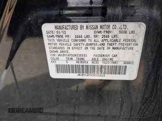 2012 Infiniti M with VIN JN1BY1AP5CM335533, listed as a IAAI auction lot 42087451 with 227,016 mi miles and . Bid and sale history available at DreamBid. Image 9.