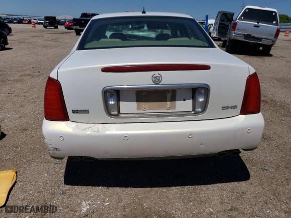 2005 Cadillac DeVille DHS with VIN 1G6KE57YX5U180240, listed as a Copart auction lot 59860054 with 0 mi miles and Salvage Title. Bid and sale history available at carsss.com. Image 6.