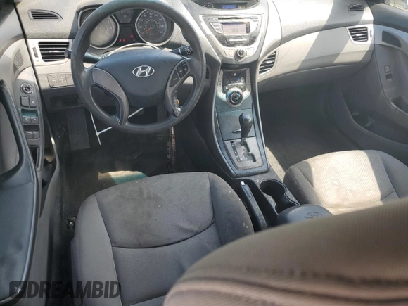 2013 Hyundai Elantra GLS z VIN KMHDH4AE8DU554215, wystawiony jako Copart lot #58157285 z przebiegiem 224 112 mil mil oraz Szkoda całkowita • Salvage title. Historia ofert i sprzedaży dostępna na DreamBid. Obrazek 8.
