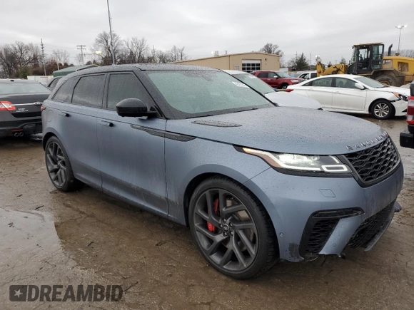 2020 Land Rover Range Rover Velar with VIN SALYU2EE4LA264630, listed as a Copart auction lot 42437845 with 63,083 mi miles and Salvage Title. Bid and sale history available at DreamBid. Image 4.