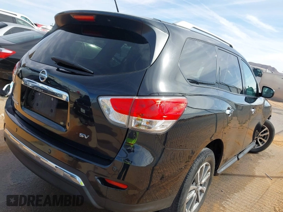 2016 Nissan Pathfinder S with VIN 5N1AR2MN5GC615756, listed as a IAAI auction lot 41807583 with 189,289 mi miles and . Bid and sale history available at DreamBid. Image 12.
