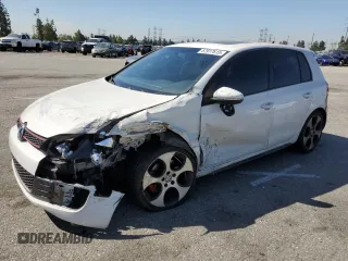 2010 Volkswagen Golf GTI with VIN WVWHD7AJXAW256572, listed as a Copart auction lot 57917615 with 216,843 mi miles and Salvage title. Bid and sale history available at DreamBid. Image 1.