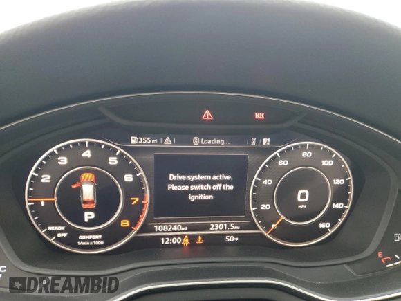 2018 Audi allroad A4 Prestige z VIN WA19NAF4XJA069714, wystawiony jako Copart lot #46351465 z przebiegiem 108 240 mil mil oraz Szkoda całkowita • Salvage title. Historia ofert i sprzedaży dostępna na DreamBid. Obrazek 9.