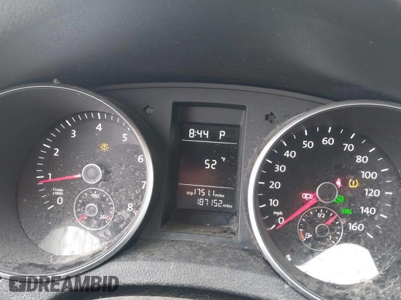 2010 Volkswagen Jetta S with VIN 3VWKZ7AJ8AM679168, listed as a IAAI auction lot 42149100 with 187,152 mi miles and . Bid and sale history available at DreamBid. Image 7.
