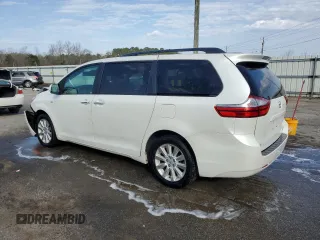 2016 Toyota Sienna Ltd with VIN 5TDDK3DC8GS131573, listed as a Copart auction lot 44938475 with 163,010 mi miles and Salvage Title. Bid and sale history available at carsss.com. Image 2.