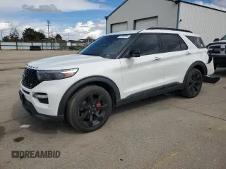2023 Ford Explorer ST z VIN 1FM5K8GCXPGA12863, wystawiony jako Copart lot #51320705 z przebiegiem 28 166 mil mil oraz Szkoda całkowita • Salvage title. Historia ofert i sprzedaży dostępna na DreamBid. Obrazek 1.