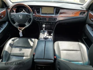 2015 Hyundai Equus Signature with VIN KMHGH4JH5FU094120, listed as a Copart auction lot 63238345 with 103,658 mi miles and Salvage title. Bid and sale history available at DreamBid. Image 8.
