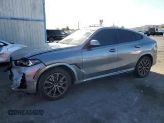 2024 BMW X6 xDrive40i with VIN 5UX33EX0XR9U60152, listed as a Copart auction lot 49845555 with 29,712 mi miles and Clean Title. Bid and sale history available at carsss.com. Image 1.