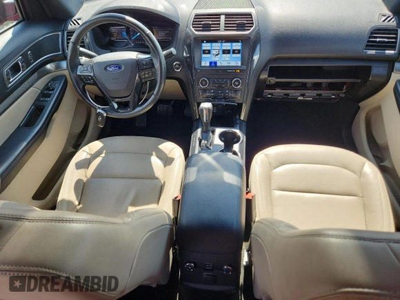 2018 Ford Explorer XLT with VIN 1FM5K8D80JGB93799, listed as a Copart auction lot 62844085 with 87,084 mi miles and Salvage title. Bid and sale history available at DreamBid. Image 8.