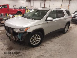 2018 Chevrolet Traverse LT Cloth with VIN 1GNEVGKW7JJ116736, listed as a IAAI auction lot 41695984 with 108,432 mi miles. Bid and sale history available at carsss.com. Image 2.