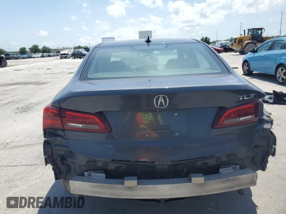 2016 Acura TLX Technology with VIN 19UUB2F58GA003079, listed as a Copart auction lot 55555105 with 148,295 mi miles and Salvage title. Bid and sale history available at DreamBid. Image 6.