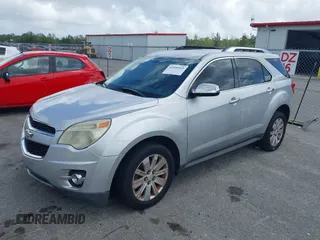 2010 Chevrolet Equinox LT w/2LT with VIN 2CNFLPEY4A6291471, listed as a IAAI auction lot 41930941 with 158,806 mi miles. Bid and sale history available at carsss.com. Image 2.