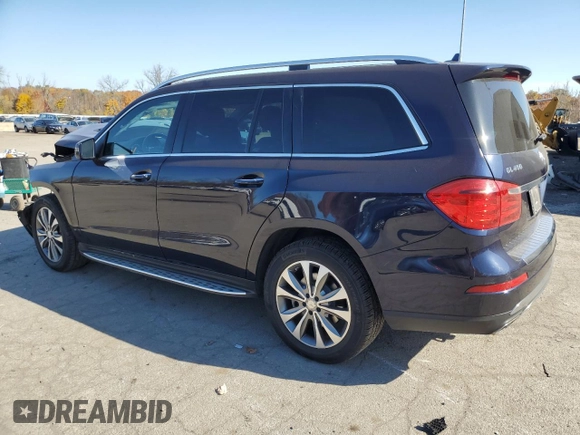 2016 Mercedes-Benz GL with VIN 4JGDF6EEXGA662143, listed as a Copart auction lot 76980574 with 0 mi miles and Salvage Title. Bid and sale history available at carsss.com. Image 2.