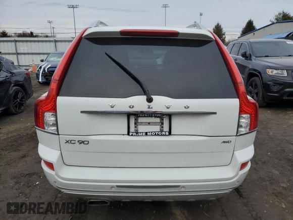 2014 Volvo XC90 with VIN YV4952CZ7E1689841, listed as a Copart auction lot 43952565 with 99,977 mi miles and Salvage Title. Bid and sale history available at carsss.com. Image 6.
