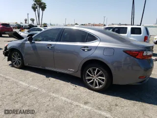 2016 Lexus ES 300h Hybrid with VIN JTHBW1GG9G2121073, listed as a Copart auction lot 58007813 with 0 mi miles. Bid and sale history available at carsss.com. Image 2.