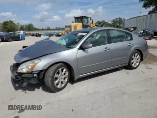 2007 Nissan Maxima 3.5 SE with VIN 1N4BA41E27C816794, listed as a Copart auction lot 47836365 with 157,908 mi miles and Salvage Title. Bid and sale history available at carsss.com. Image 1.