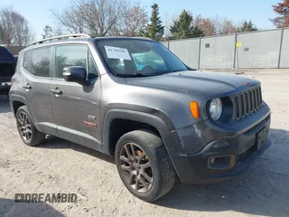 2016 Jeep Renegade Latitude with VIN ZACCJBBT8GPE15701, listed as a IAAI auction lot 41785585 with Not Provided miles. Bid and sale history available at carsss.com. Image 1.