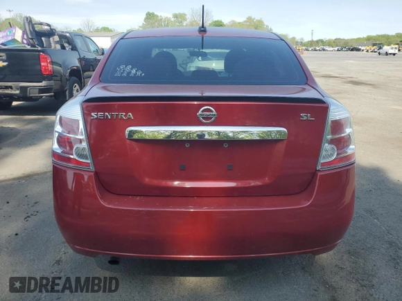 2010 Nissan Sentra SL with VIN 3N1AB6AP9AL697768, listed as a Copart auction lot 55333575 with 170,340 mi miles and Salvage title. Bid and sale history available at DreamBid. Image 6.
