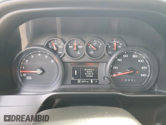 2021 Chevrolet Silverado 3500HD Work Truck with VIN 1GC4YSE77MF138536, listed as a Copart auction lot 73031234 with 52,741 mi miles and Clean Title. Bid and sale history available at carsss.com. Image 9.