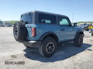 2021 Ford Bronco with VIN 1FMDE5CH1MLA60600, listed as a Copart auction lot 54076135 with 39,526 mi miles and Salvage title. Bid and sale history available at DreamBid. Image 3.