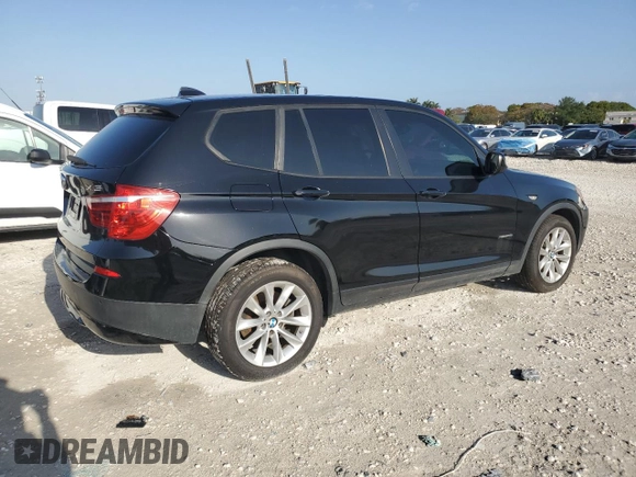 2014 BMW X3 xDrive28i with VIN 5UXWX9C57E0D24167, listed as a Copart auction lot 52796105 with Not Provided miles and Clean Title. Bid and sale history available at DreamBid. Image 3.