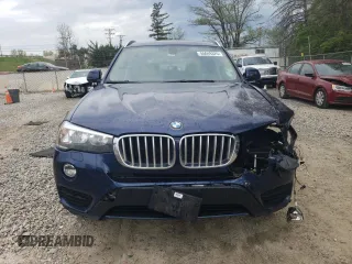 2017 BMW X3 xDrive28i with VIN 5UXWX9C55H0T14187, listed as a Copart auction lot 55049325 with 173,346 mi miles and Salvage Title. Bid and sale history available at DreamBid. Image 5.