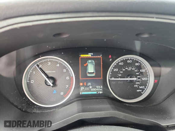 2020 Subaru Forester Limited with VIN JF2SKAUC5LH403007, listed as a Copart auction lot 64025555 with 69,042 mi miles and Salvage title. Bid and sale history available at DreamBid. Image 9.