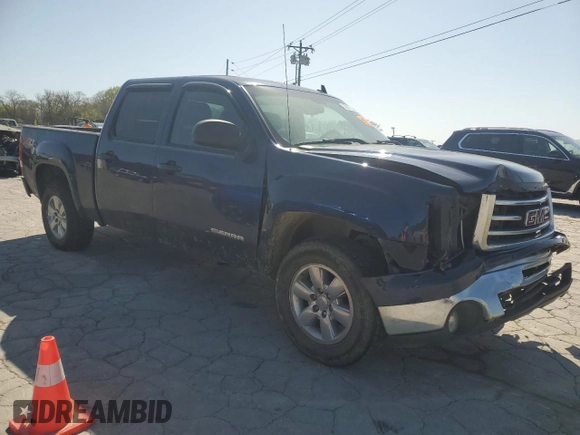 2012 GMC Sierra 1500 SLE with VIN 3GTP2VE71CG171223, listed as a Copart auction lot 52067805 with 157,329 mi miles and Salvage Title. Bid and sale history available at DreamBid. Image 4.