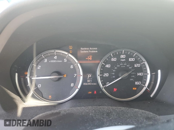 2014 Acura MDX Technology z VIN 5FRYD4H47EB022316, wystawiony jako Copart lot #56894405 z przebiegiem 56 343 mil mil oraz Szkoda całkowita • Salvage title. Historia ofert i sprzedaży dostępna na DreamBid. Obrazek 9.