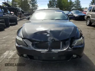 2005 BMW 6 Series 645Ci with VIN WBAEK73495B327903, listed as a Copart auction lot 69630094 with 150,559 mi miles and Salvage Title. Bid and sale history available at carsss.com. Image 5.