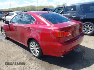 2010 Lexus IS 250 with VIN JTHCF5C27A5044022, listed as a IAAI auction lot 42008796 with 124,305 mi miles and . Bid and sale history available at carsss.com. Image 3.
