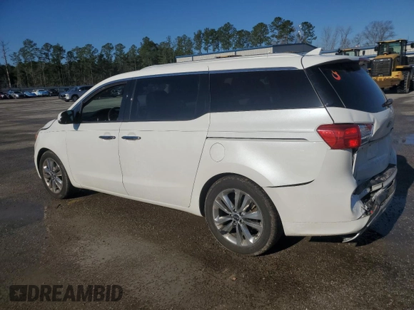 2015 Kia Sedona SX-L with VIN KNDME5C10F6034546, listed as a Copart auction lot 48613095 with 208,601 mi miles and Salvage Title. Bid and sale history available at DreamBid. Image 2.