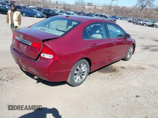 2009 Honda Civic EX-L z VIN 2HGFA16989H343488, wystawiony jako IAAI lot #41762346 z przebiegiem 169 226 mil mil oraz . Historia ofert i sprzedaży dostępna na DreamBid. Obrazek 4.