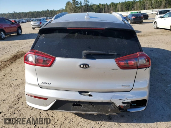 2018 Kia Niro LX with VIN KNDCB3LC6J5119447, listed as a Copart auction lot 50058215 with 102,814 mi miles and Salvage Title. Bid and sale history available at carsss.com. Image 6.