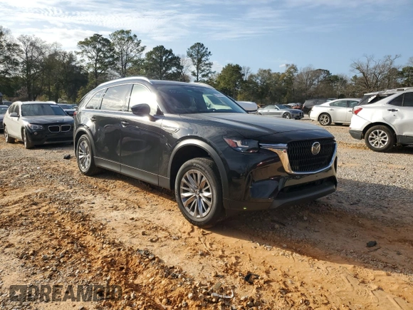 2024 Mazda CX-90 Preferred Plus with VIN JM3KKCHD4R1165169, listed as a Copart auction lot 47855215 with 6,677 mi miles and Salvage Title. Bid and sale history available at DreamBid. Image 4.