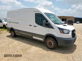 2021 Ford Transit Cargo with VIN 1FTBR1C8XMKA19347, listed as a Copart auction lot 54431575 with 161,668 mi miles and Salvage title. Bid and sale history available at DreamBid. Image 4.