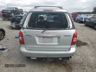 2002 Mazda MPV LX with VIN JM3LW28J320305099, listed as a Copart auction lot 83457404 with 135,020 mi miles and Salvage Title. Bid and sale history available at carsss.com. Image 6.