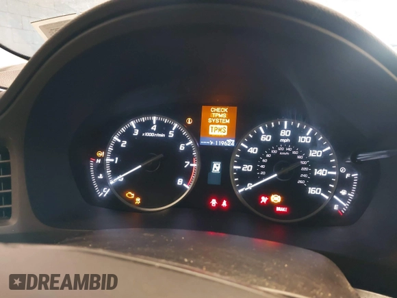 2013 Acura ILX with VIN 19VDE1F35DE018378, listed as a IAAI auction lot 41611219 with 119,624 mi miles. Bid and sale history available at carsss.com. Image 7.