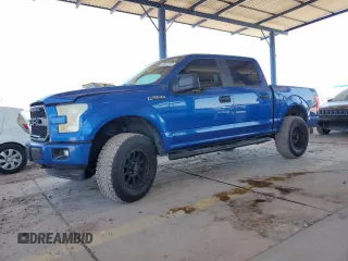 2017 Ford F-150 XL with VIN 1FTEW1EF9HKC06862, listed as a Copart auction lot 57872115 with 116,898 mi miles and Salvage title. Bid and sale history available at DreamBid. Image 1.