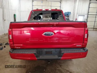 2022 Ford F-150 XL with VIN 1FTEW1EP1NKE80383, listed as a Copart auction lot 48172855 with 109,499 mi miles and Salvage Title. Bid and sale history available at DreamBid. Image 6.