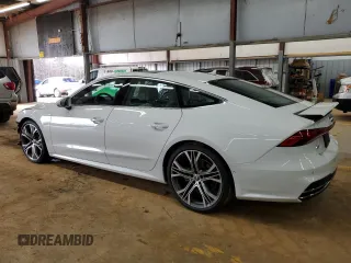 2020 Audi A7 Prestige with VIN WAUV2AF2XLN075162, listed as a Copart auction lot 79954134 with 47,639 mi miles and Salvage Title. Bid and sale history available at carsss.com. Image 2.