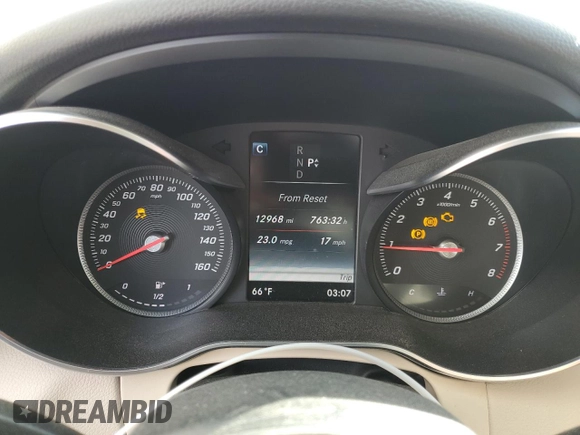 2018 Mercedes-Benz C with VIN 55SWF4JB4JU278062, listed as a Copart auction lot 47644345 with 12,968 mi miles and Salvage Title. Bid and sale history available at carsss.com. Image 9.