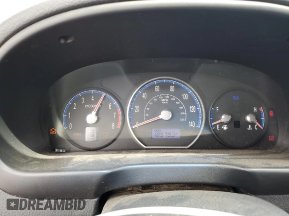 2007 Hyundai Santa Fe GLS z VIN 5NMSG73D67H023790, wystawiony jako Copart lot #60237165 z przebiegiem 185 793 mil mil oraz Czysty tytuł • Clean title. Historia ofert i sprzedaży dostępna na DreamBid. Obrazek 9.