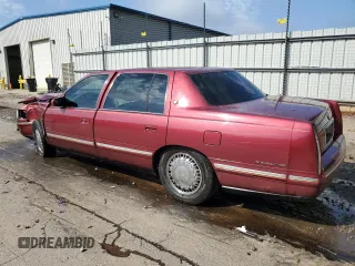 1999 Cadillac DeVille DHS z VIN 1G6KE54Y1XU727497, wystawiony jako Copart lot #56031715 z przebiegiem 76 245 mil mil oraz Szkoda całkowita • Salvage title. Historia ofert i sprzedaży dostępna na DreamBid. Obrazek 2.