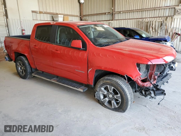 2019 Chevrolet Colorado 2WD Z71 with VIN 1GCGSDEN3K1195044, listed as a Copart auction lot 42739055 with 71,319 mi miles and Salvage Title. Bid and sale history available at carsss.com. Image 4.