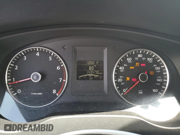 2013 Volkswagen Jetta SE z VIN 3VWDX7AJXDM235339, wystawiony jako Copart lot #52751345 z przebiegiem 143 478 mil mil oraz Szkoda całkowita • Salvage title. Historia ofert i sprzedaży dostępna na DreamBid. Obrazek 9.