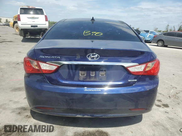 2013 Hyundai Sonata Limited with VIN 5NPEC4AC4DH524385, listed as a Copart auction lot 54438805 with 118,484 mi miles and Salvage Title. Bid and sale history available at DreamBid. Image 6.