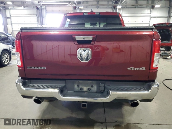 2019 Ram 1500 Big Horn/Lone Star with VIN 1C6SRFFT0KN586554, listed as a Copart auction lot 50652495 with 120,426 mi miles and Salvage Title. Bid and sale history available at carsss.com. Image 6.