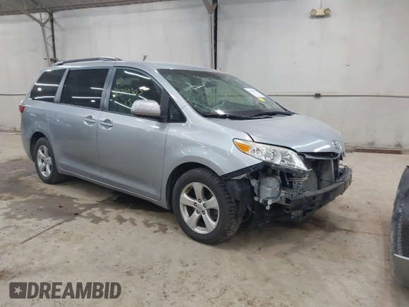 2015 Toyota Sienna LE AAS with VIN 5TDKK3DC9FS622028, listed as a IAAI auction lot 42740303 with 132,529 mi miles and . Bid and sale history available at DreamBid. Image 1.