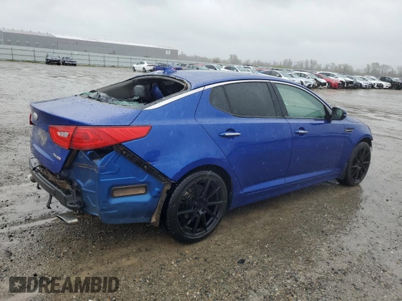 2014 Kia Optima SX with VIN 5XXGR4A71EG270626, listed as a Copart auction lot 49350075 with 199,063 mi miles and Salvage title. Bid and sale history available at DreamBid. Image 3.